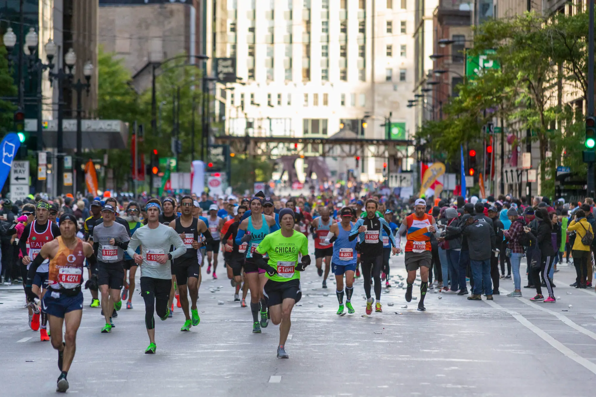 North Franlin Street Chicago Marathon